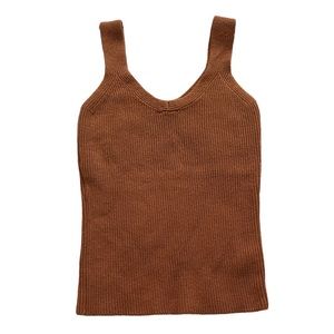 Moussy knit cami tank top